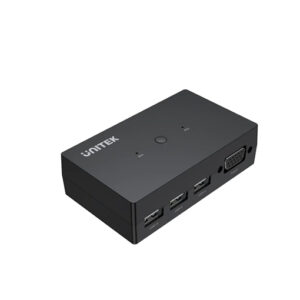 Unitek VGA KVM Switch 2In1Out With 3-Port USB2.0 Hub