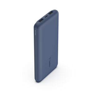Buy Belkin BOOST↑CHARGETM 3-Port Power Bank 10,000 mAh + USB-A to USB-C Cable - Blue at best price in Qatar.