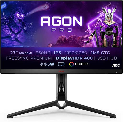 Buy AOC AGON Pro AG274FZ - 27 Inch FHD Gaming Monitor at best price in Qatar.
