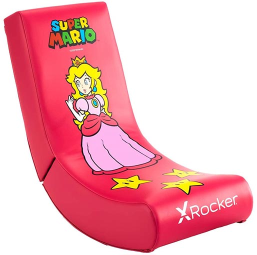 X-Rocker Nintendo Video Rocker Super Mario All-Star Peach Gaming Chair
