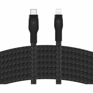 Belkin BoostCharge Pro Flex Braided USB Type C to Lightning Cable 3M