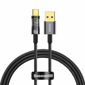 Baseus Explorer Series cable USB – USB Type C 100W 1 m Cable - Black