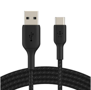 Belkin Boost Charge USB Type-A to C Braided Cable 2M - Black