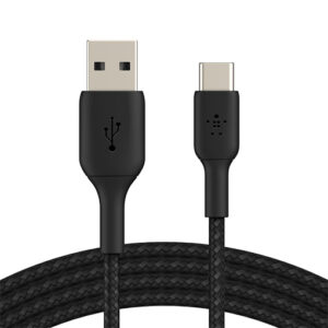Belkin Boost Charge USB Type-A to C Braided Cable 2M - Black