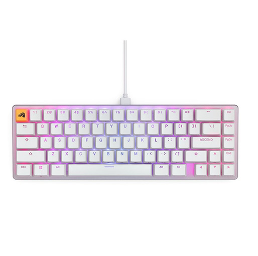 Glorious GMMK 2 65% Fox switch Mechanical Gaming Keyboard - White