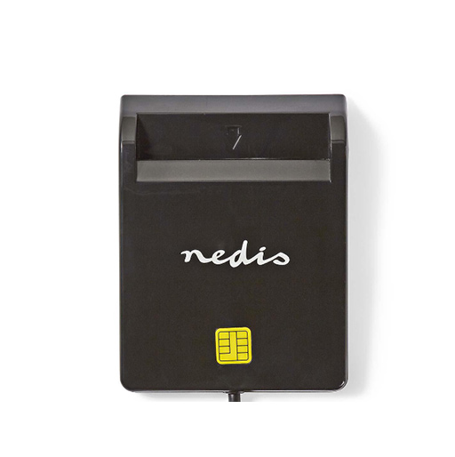 Nedis Smartcard Reader, USB 2.0 - Black