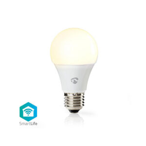 Nedis SmartLife LED Bulb Wi-Fi | E27 | 800 lm | 9 W | Warm White | 2700 K | Energy class: A+ | Android™ / IOS | A60