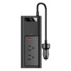 Baseus CRNBQ-01 In-car Inverter 150W (110V US/JP) Black