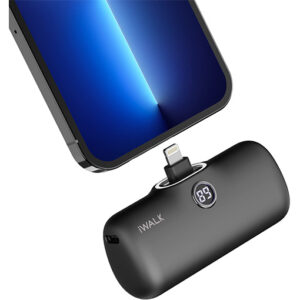 iWALK Portable Charger 4800mAh Power Bank Fast Charging and PD Input Small Docking Battery with LED Display