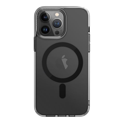 Uniq Hybrid Case For iPhone 14 Pro Magclick Charging Lifepro Xtreme - Smoke Frost