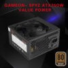 GAMEON SPY2 ATX 750 WATTS 80 PLUS BRONZE Value Gaming Power Supply GO-SPYATX750W
