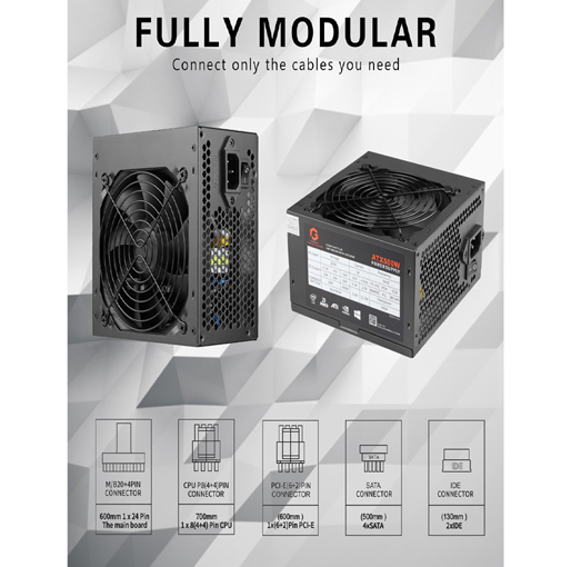 GAMEON SPY1 ATX 500W Value Gaming Power Supply GO-SPYATX500W