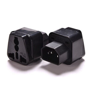 IEC C14 to Universal Female AU US UK EU C13 &1 (2in1) Adapter Power Plug/Socket