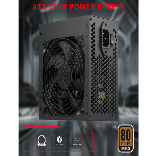 GAMEON SPY2 ATX 750 WATTS 80 PLUS BRONZE Value Gaming Power Supply GO-SPYATX750W
