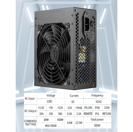 GAMEON SPY1 ATX 500W Value Gaming Power Supply GO-SPYATX500W