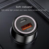 YESIDO Y42 42W USB + Type-C Dual Ports QC3.0/PD Fast Charging Car Charger