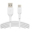 Belkin PVC USB-C to USB-A Cable (1m / 3.3ft - White