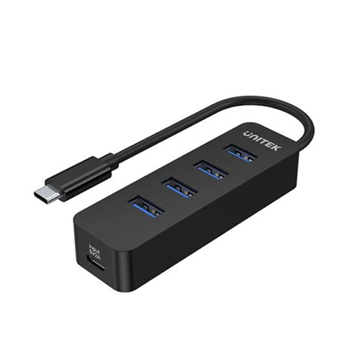 Unitek USB 3.0 4-Port Hub with USB-C Connector Cable.