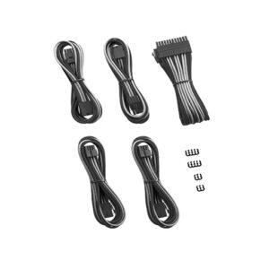 CableMod PRO ModFlex Cable Extension Kit - 8+8 Series - Black /Silver