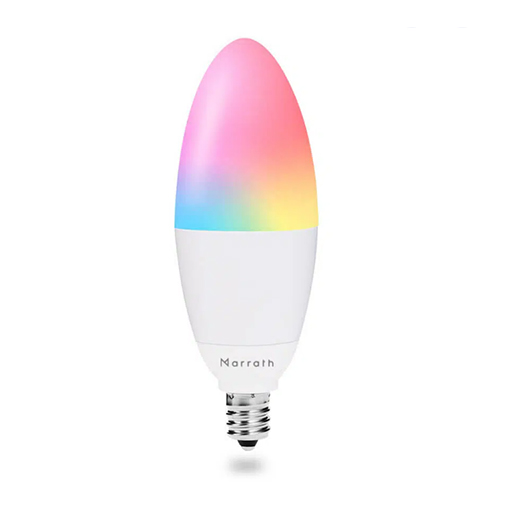 Marrath smart Wi-Fi 16 million multi colors RGBW LED E14 candle light