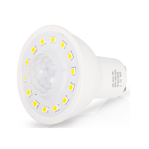 Marrath motion & light sensor GU10 LED bulb