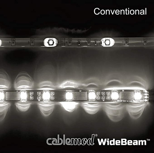 CableMod CM-LED-30-M60KRGB-R WideBeam Magnetic RGB LED Strip - Black