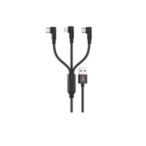 Swiss Military 3 In 1 USB Braided Cable 2m