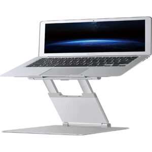 UPERGO AP-2H Ergonomoic Adjustable Aluminum Laptop Stand For upto 17" Laptop - Silver
