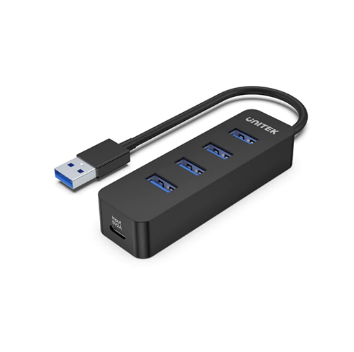 uHUB Q4 4 Ports Powered USB 3.0 Hub with USB-C Power Port