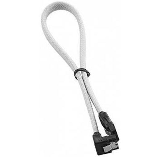 CableMod ModMesh Right Angle SATA 3 Cable 30cm - White