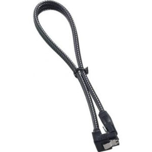 CableMod ModMesh Right Angle SATA 3 Cable 30cm - Black