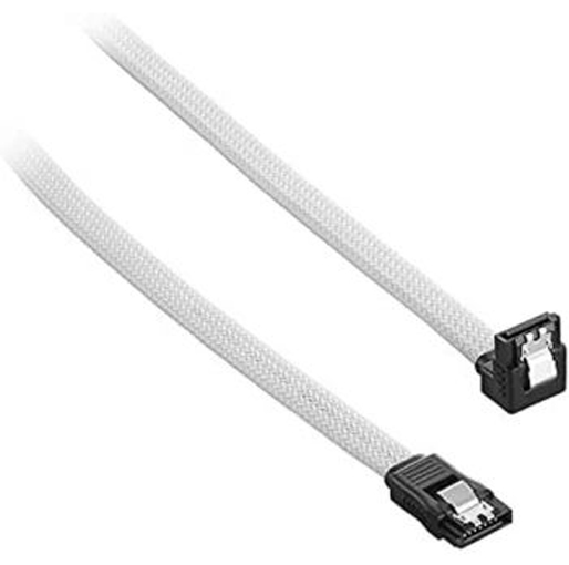 CableMod ModMesh Right Angle SATA 3 Cable 30cm - White