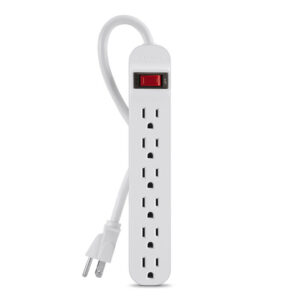 Belkin 6 Socket Power Extension 3m - UK - White