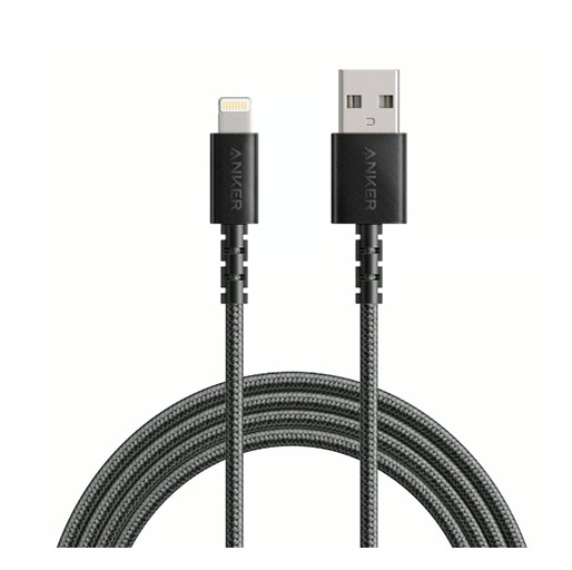 Anker PowerLine Select+ USB Cable with Lightning connector 6ft - Black