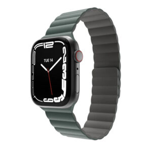 Switcheasy Skin Silicone Strong Magnetic Watch Band for Apple Watch 42/44/45/49mm - Black