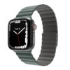 SKIN Silicone Magnetic Watch Band For Apple Watch 38/40/41mm -Pine green