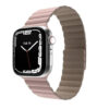 Switcheasy Skin Silicone Strong Magnetic Watch Band for Apple Watch 42/44/45/49mm - Pink