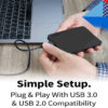 Toshiba Canvio Basics 2TB Portable External Hard Drive USB – Black