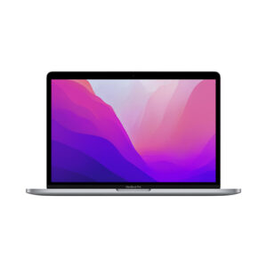 Apple MacBook Pro 13 inch 2022 / MNEH3AB/A / Apple M2 chip (8-core CPU, 10-core GPU) / 8GB RAM / 256GB SSD / 13.3-inch Retina Display / macOS – Space Gray (English Arabic Keyboard)