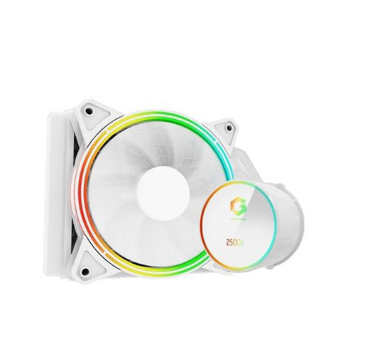 GAMEON Tupolev 120mm Liquid CPU Cooler, RGB- White