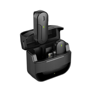 Green Microphone Wireless Type-C Connector -Black