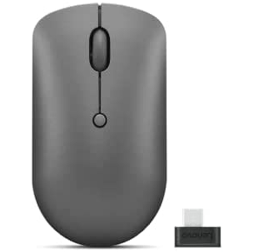 Lenovo 540 Compact Wireless Mouse with USB-C Receiver - Storm Grey