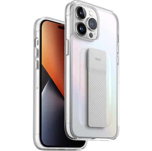 Uniq Hybrid iPhone14 Pro Heldro Mount Series Iridescent
