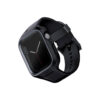 Uniq Monos 2-In-1 Apple Watch Strap With Hybrid Case 45/44Mm - Midnight Black