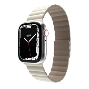 SKIN Silicone Magnetic Watch Band For Apple Watch 38/40/41mm -Pink