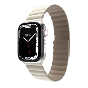 SKIN Silicone Magnetic Watch Band For Apple Watch 38/40/41mm -Pink