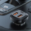 ACEFAST Fast Charge B9 66W (2xUSB-A+USB-C) Three Port Metal Car Charger