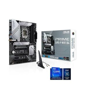 ASUS Prime Z690-P WiFi D4 LGA 1700 (12th Gen Intel Core) ATX Motherboard with PCIe 5.0, Three M.2 Slots, DDR4, 2.5 Gb LAN, HDMI, DP, USB 3.2 Type-C and Thunderbolt 4 Header, Black