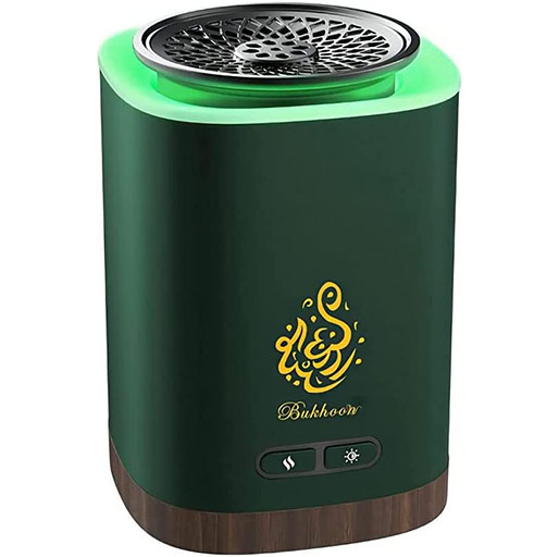 CRONY B17 Quadrate With Light Bukhoor Arabian Electronic Aromatherapy Incense Burner - Green