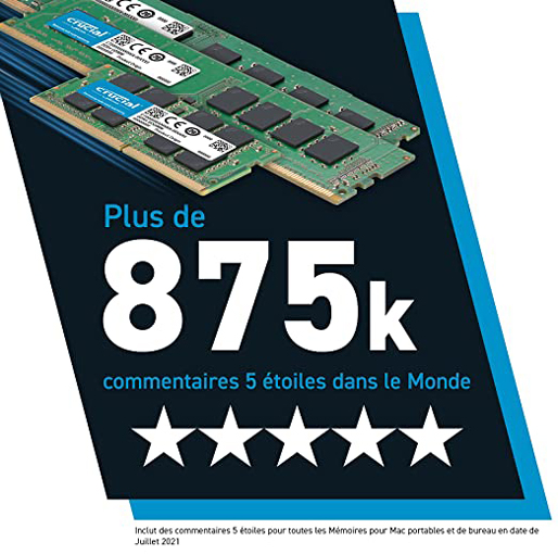 Crucial RAM 16GB DDR4 2666 MHz CL19 Desktop Memory